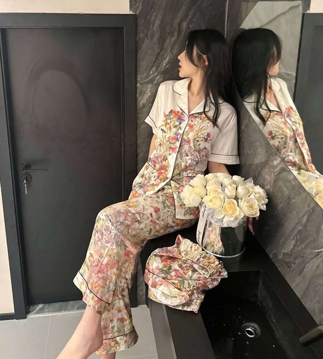 花园花朵睡衣家居服休闲服