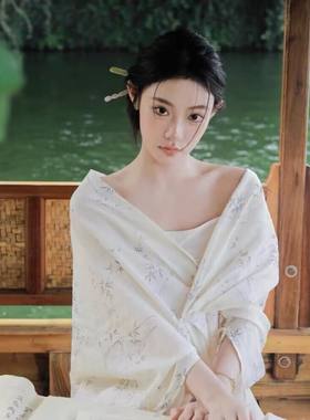 古风连衣裙改良汉服清冷国风