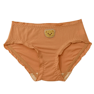 可爱软萌卡通内裤女柔软透气中腰纯棉裆女士三角裤头【独立包装】