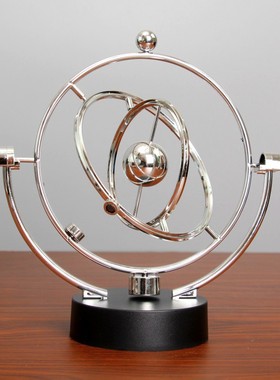 usb电池两用大型天体永动仪 办公室书桌装饰品摆件男生生日礼物