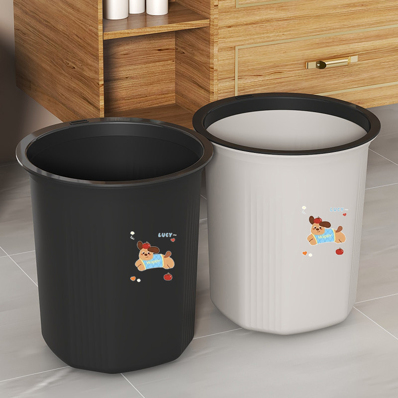 卡通小狗厨房垃圾桶家用商用大容量落地式简约耐用宽口径垃圾桶,家装主材,厨用垃圾桶,淘宝优惠券,粉丝福利购,淘宝优惠卷