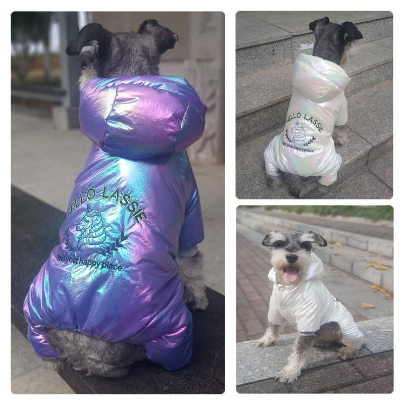 幻彩防风加绒保暖宠物冬装宠物羽绒服新款狗狗棉衣猫咪衣服