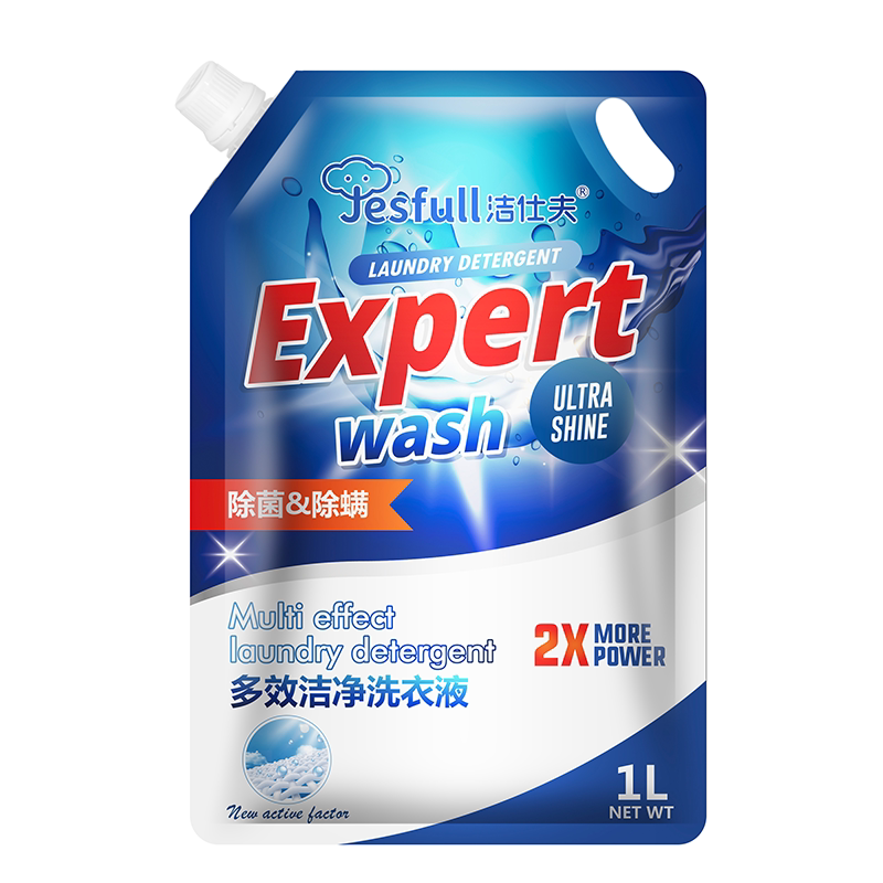 洁仕夫内衣洗衣液抑菌除螨洁净去污整箱批发实惠袋装家庭用补充装