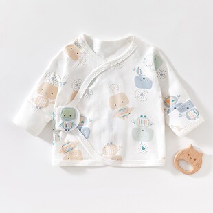 初生婴儿衣服半背衣春秋季 a类纯棉 婴儿衣服纯棉上衣和尚服52码