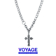VOYAGE十字架卫衣吊坠hiphop项链男潮男士 男生嘻哈女高级感毛衣链