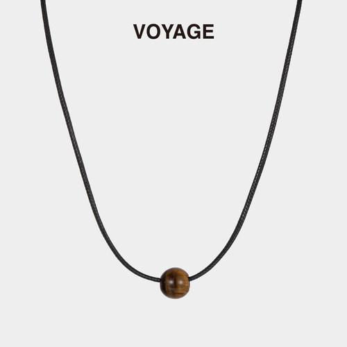 VOYAGE天然虎眼石吊坠项链小众