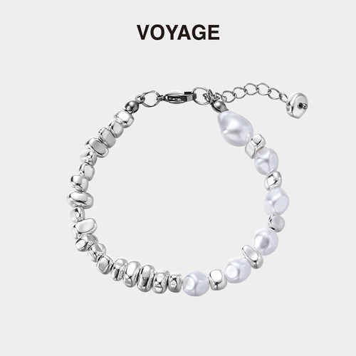 VOYAGE碎银几两珍珠手链小众设计