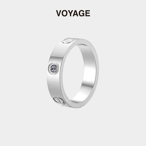 VOYAGE钛钢不掉色素圈戒指