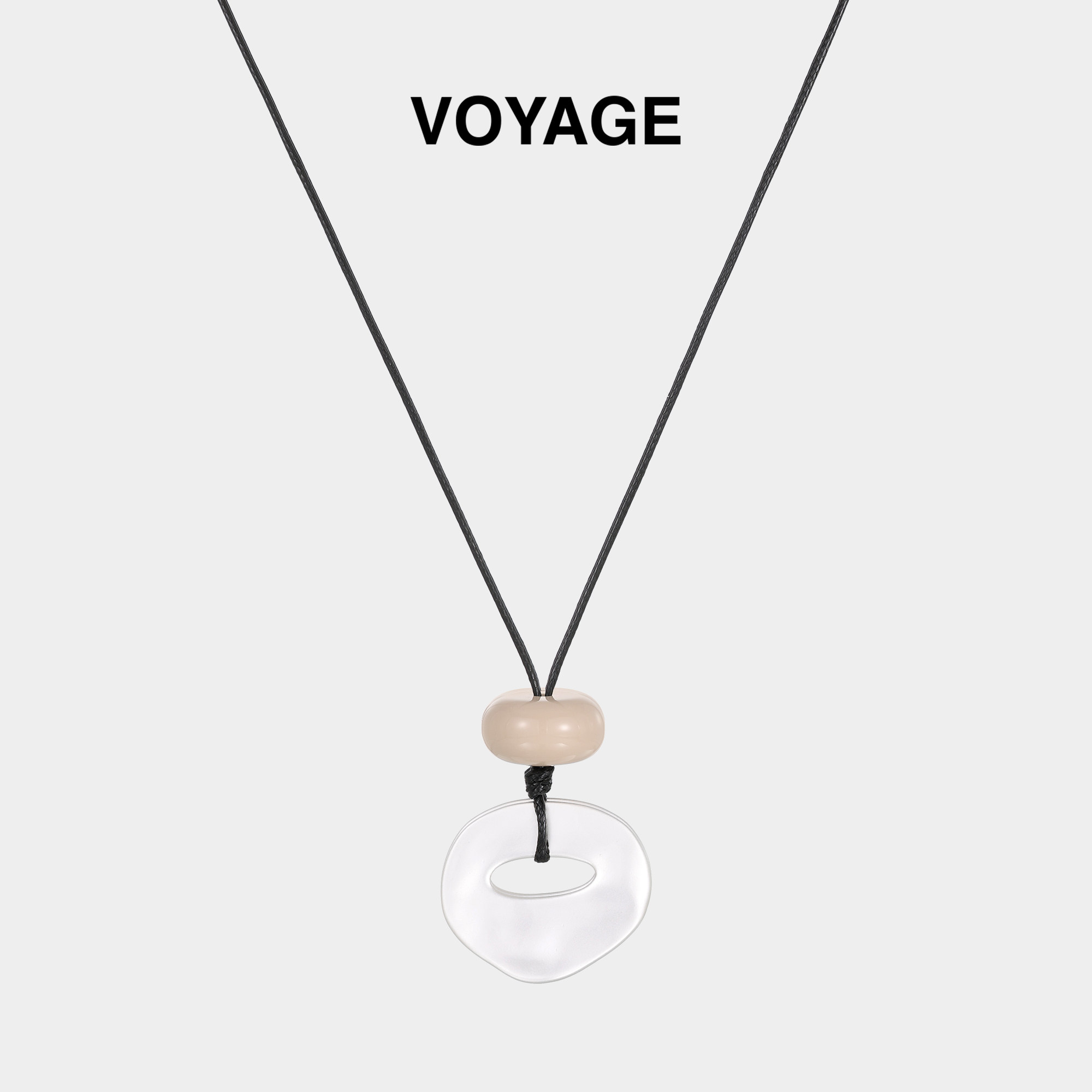 不规则哑光椭圆长款项链女款轻奢吊坠毛衣链高级感亚克力秋冬配饰,饰品/流行首饰/时尚饰品新,项链,淘宝优惠券,粉丝福利购,淘宝优惠卷