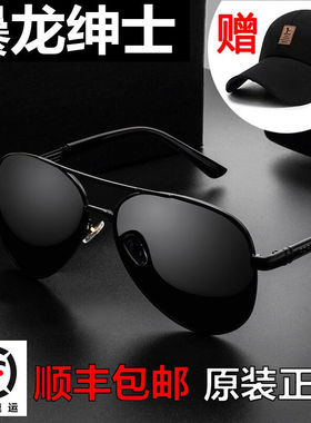 龙绅士日用两用变色太阳镜男驾驶开车专用司机镜高清偏光钓鱼看