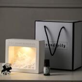 日照金山香薰灯氛围灯扩香石伴手礼ins摆件礼盒小众高级生日礼物