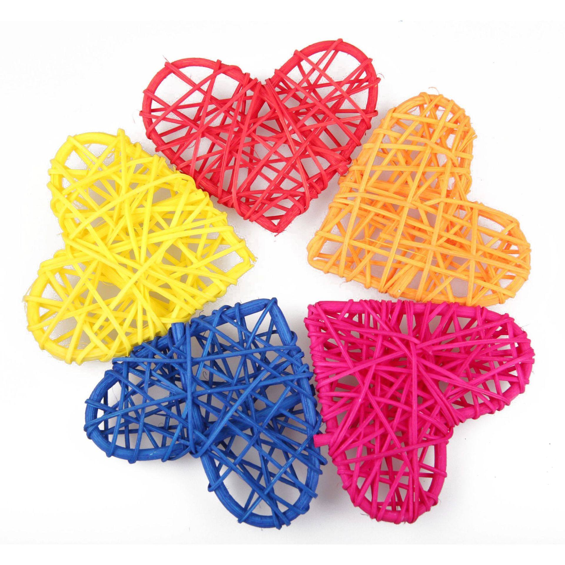 9CM藤编爱心彩色藤球 手工编织心形彩色藤灯罩 婚庆场景装饰爱心,节庆用品/礼品,吊顶纱幔,淘宝优惠券,粉丝福利购,淘宝优惠卷