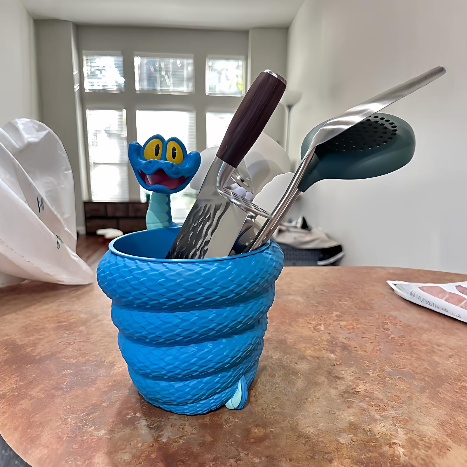 疯狂动物城2周边盖瑞蛇手收纳桶