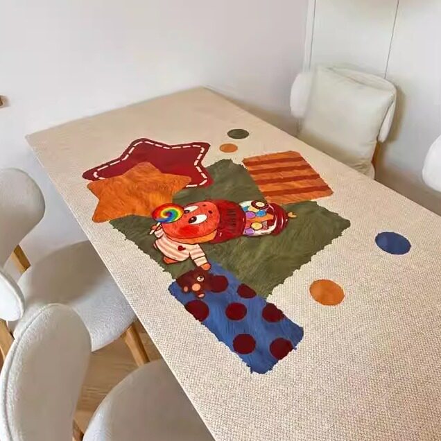 小星星加厚皮革餐桌垫防水防污