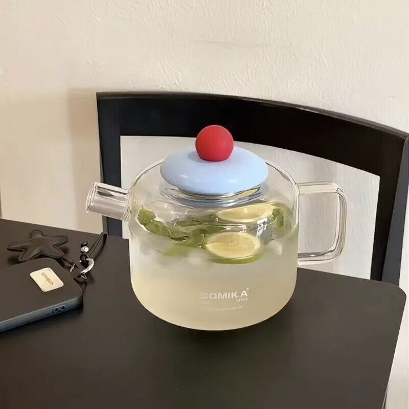 高硼硅加厚茶水分离大容量冷水壶