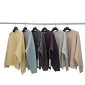 现货SS23 FOG ESSENTIALS硅胶印花圆领卫衣高街宽松纯棉休闲男女