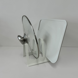 奥夫斯泰锅盖架砧板菜板支架子家用厨房置物架收纳架金属锅盖架