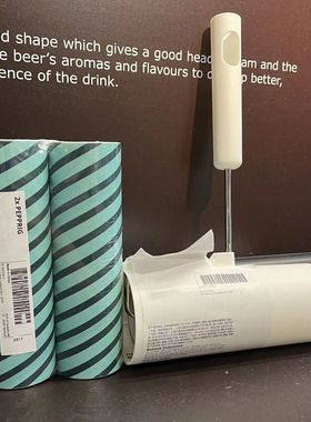 佩普里格除尘器家用滚筒式大号粘毛器可撕式替换装粘毛卷纸除尘滚