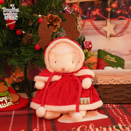 海湾兔圣诞礼物小羊公仔毛绒玩偶