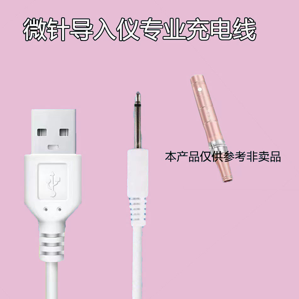 纳米电动微针仪器水光枪mts导入中胚层针头冻干粉微晶笔充电器线