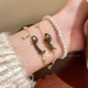 可爱腊肠狗手链女款 轻奢小众精致小狗手串高颜值学生党闺蜜手饰品
