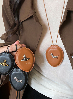 西太后腊肠狗眼镜夹项链