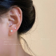 睡觉免摘锆石耳钉女ins轻奢高级感小巧耳环2026年新款 耳骨钉 爆款