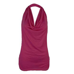 streetwear party crop women cami black draped front