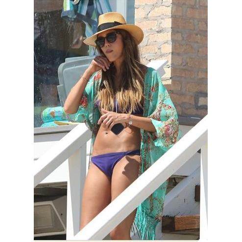 Clothes Protection Sun Beach Up Cover Jacket Fringe Chiffon