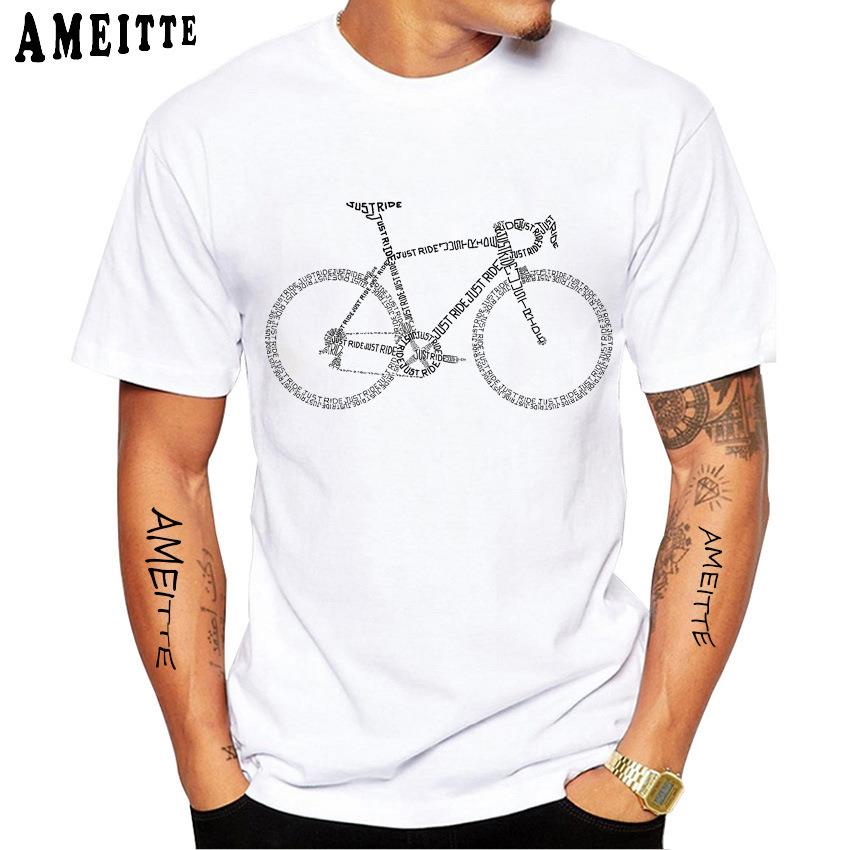 new summer men anatomy bike gear deconstructed -shirt print