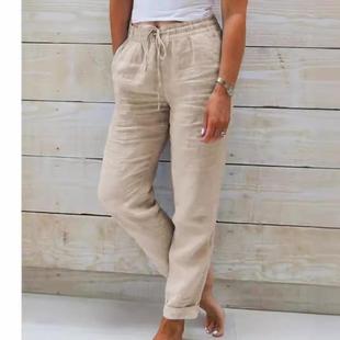 office ladies bottom cotton casual womens pants new loose