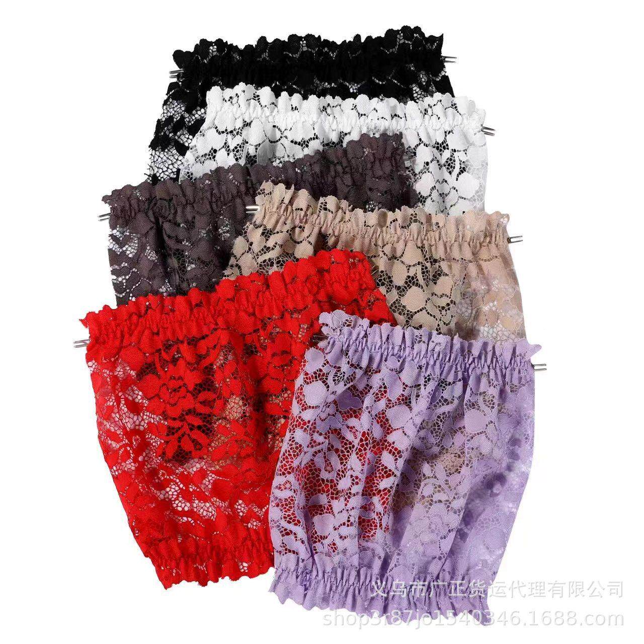 One-piece fake collar tube top to prevent exposure