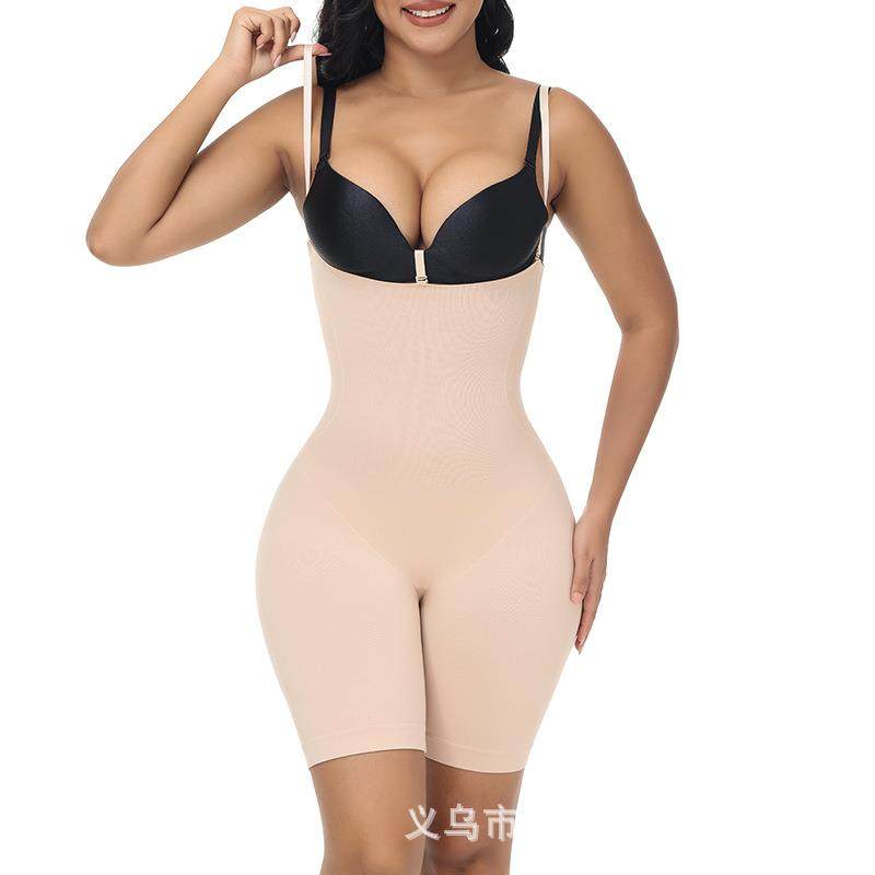 body slimming pants control tummy one-piece waist high