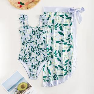 flower dress swimsuit lemon piece beach two