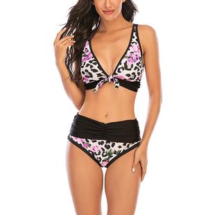 two large piece bikini rainbow swimsuit stripe size