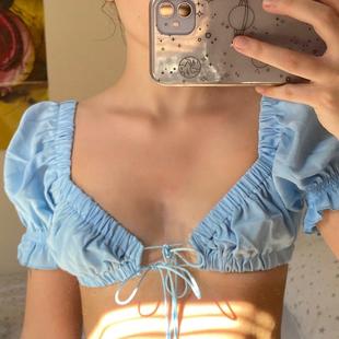 one cropped size for s tops vest shirt -shirt woman new