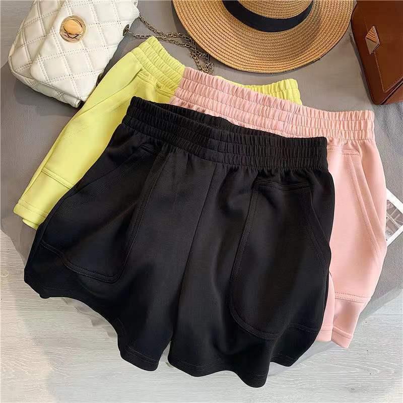 trendy casual cotton containing three-quarter pants leg