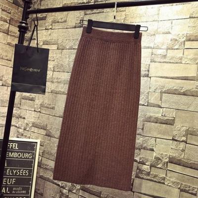 skirt for women in autumn and winter high waist versatile