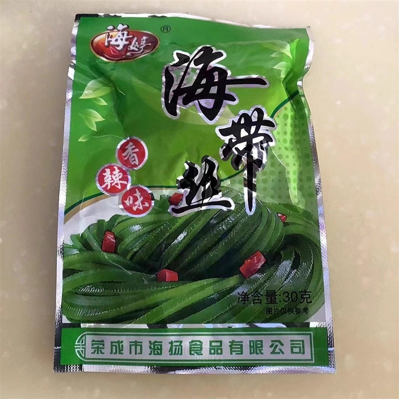 荣成海带丝即食香辣麻辣味小包装咸菜下饭菜休闲零食
