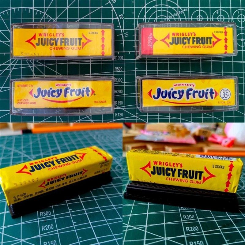 神剑香蕉咖啡薄荷味口香糖价泡泡糖8090后怀旧糖果黄箭口香糖