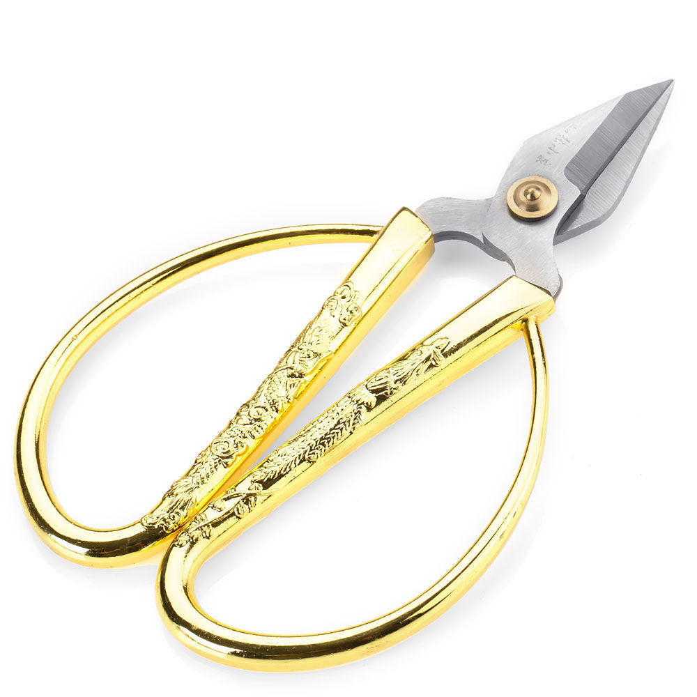 张小泉小剪刀不锈钢龙凤合金小剪刀家庭指甲剪手工复古婚礼用剪刀