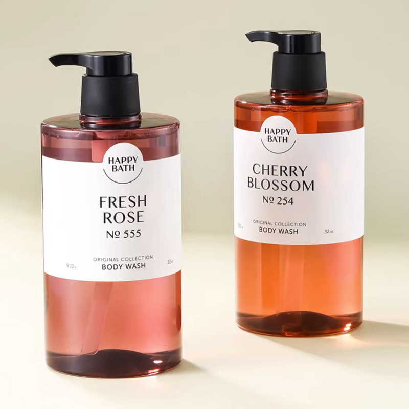 爱茉莉沐浴露happybath欢乐之都 长效保湿温和清洁滋润留香大容量