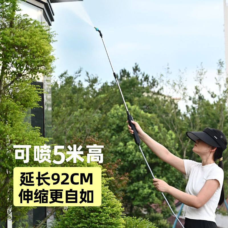 电动喷雾器喷水枪高压喷壶家用款浇花神器消毒小型喷雾枪农用打药