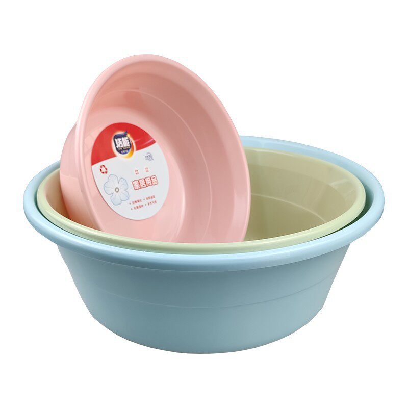 家务清洁洗脸盆欧式深盆塑料盆 颜色随机