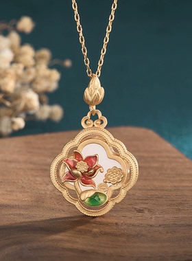 国潮新品中国风古装汉服项链