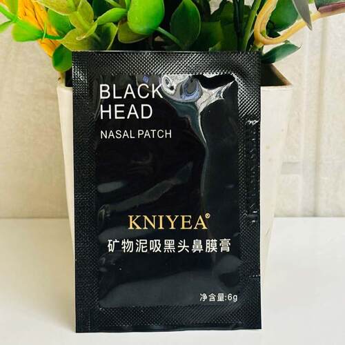 KNIYEA矿物泥吸黑头鼻膜膏6g清洁鼻部白黑头闭口粉刺污垢撕拉鼻膜