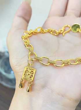 女款女士手链许心愿999简约
