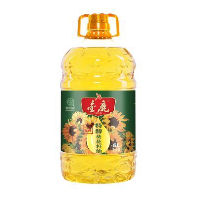 金鹿特醇葵花籽油5L绿色食品