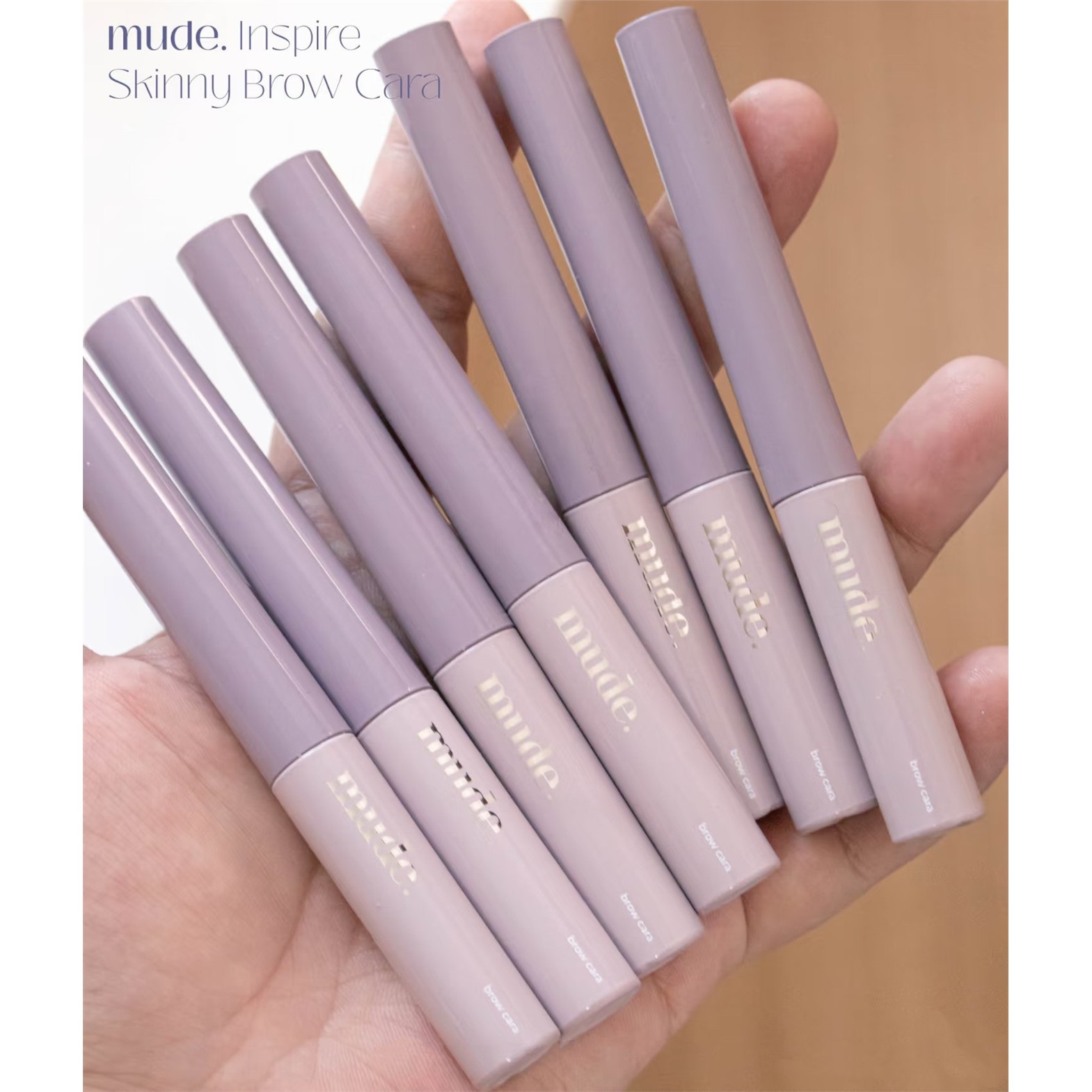 予韩国Mude染眉膏skinny