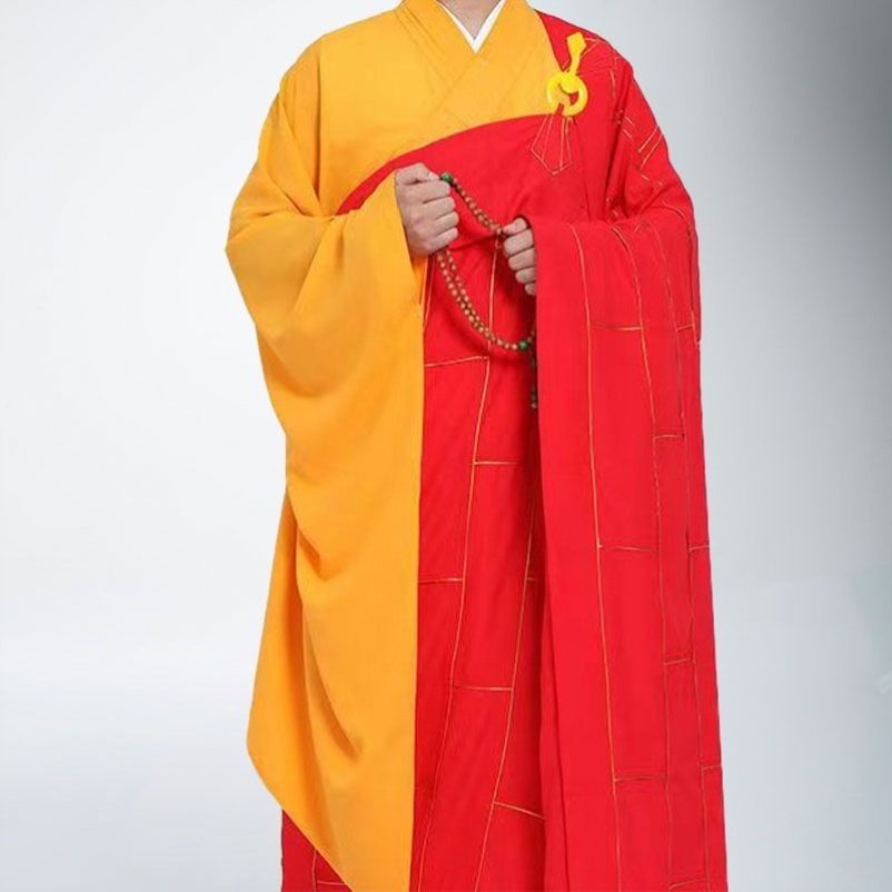 新款僧服祖衣金边袈裟僧衣春夏秋四季套装大褂衣法衣曼衣七衣九衣